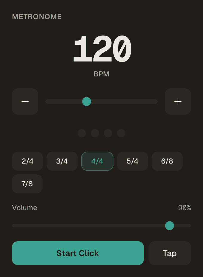 The metronome that lives inside every session